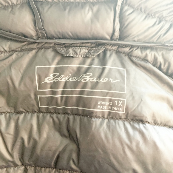 Eddie Bauer Black Down CirrusLite Parka - Picture 5 of 7